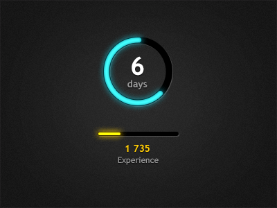 Simple progress bars graphic design ui progress bar time experience circle horizontal simple game minimal