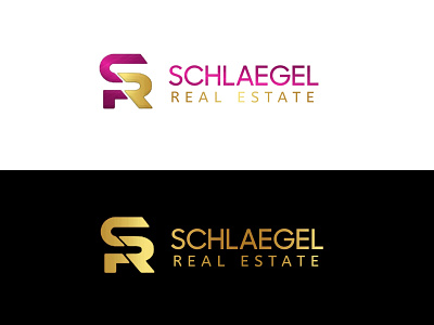 SR letter Real estate logo design 3d logo branding business logo design flat illustrator letter mark logo minimal realestate typography ux