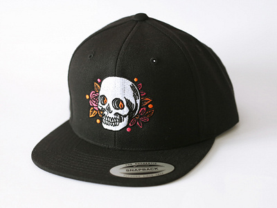 Snapbacks art cap design drawing floral logo logos sam dunn snapback