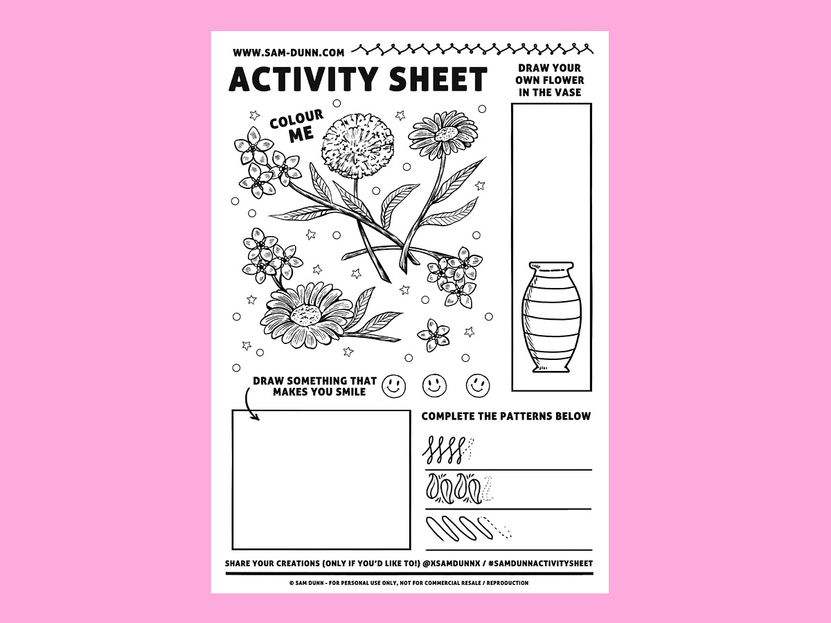 Activity Sheet designs, themes, templates and downloadable graphic