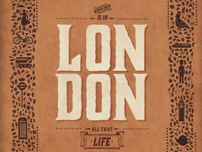 London illustration london vector