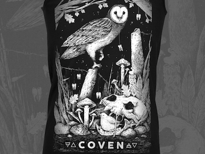 Win! comp competition detail drawing free goodies illustration owl skull vest