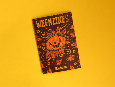 WEENZINE SEVEN art cute design drawing halloween pumpkin sam dunn zine