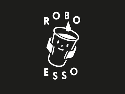Robo Esso brand branding coffee icon icon design illustration logo logos robot sam dunn tech