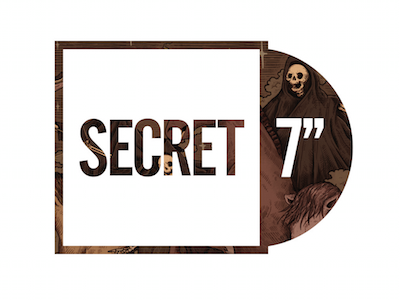 Secret 7" exhibition illustration preview record upcoming vinyl