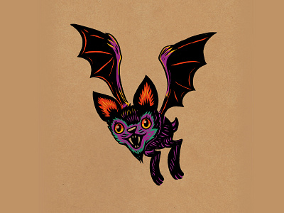 WEENZINE EIGHT art bat character cute design drawing halloween illustration spooky