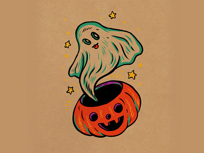 WEENZINE EIGHT art cute drawing ghost halloween illustration pumpkin spoopy
