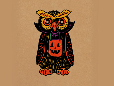 WEENZINE EIGHT art cute design drawing halloween illustration owl