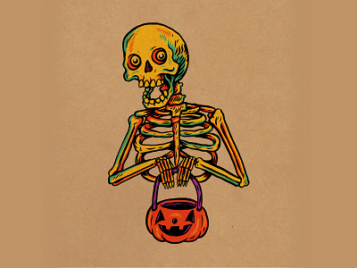WEENZINE EIGHT art design drawing halloween illustration sam dunn skull spooky