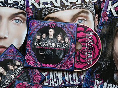 Kerrang! border bvb floral flowers frame illustration kerrang magazine