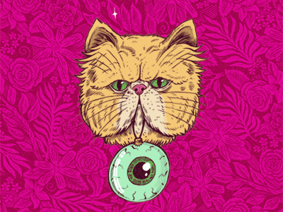 12 Inks of Christmas art cat christmas drawing eyeball festive grumpy illustration