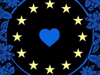 EU art drawing eu europe illustration in
