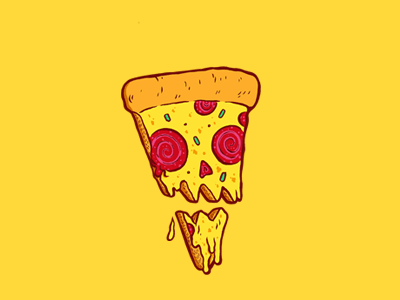 Dude animation art cute drawing dude emoji gif illustration pizza sticker type