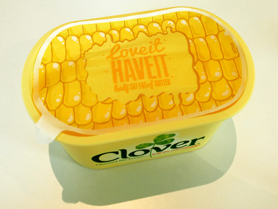 Clover butter clover corn corn on the cob