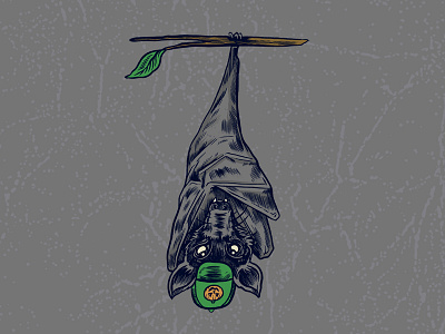 Bat art bat book design halloween spooky weenzine zine