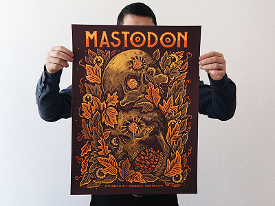 Mastodon art drawing illustration ink mastodon pen poster
