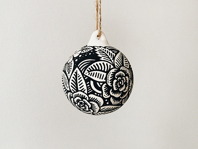 Bauble art bauble christmas drawing illustration ink pen sharpie