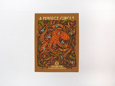 A Perfect Circle apc art band design drawing gig illustration poster