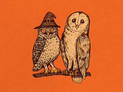 WEENZINE V art cute drawing halloween illustration ink owl owls pen