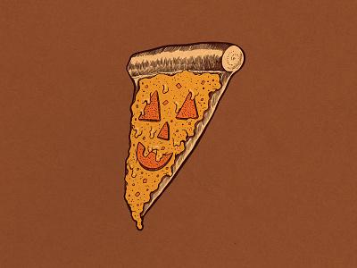 WEENZINE V cute drawing drawing ink halloween illustration illustration art illustration design pizza spooky