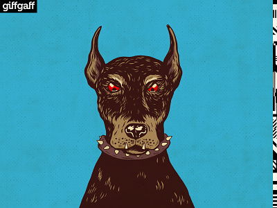 giffgaff animation cute dog halloween halloween design hound illustration line