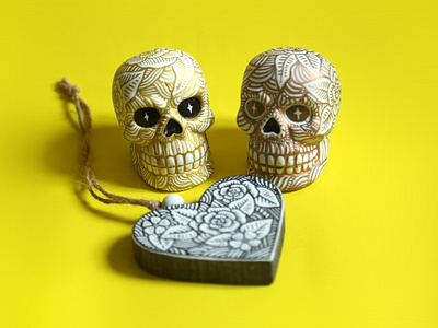 Store Update art cute drawing gifts illustration illustration design skull xmas