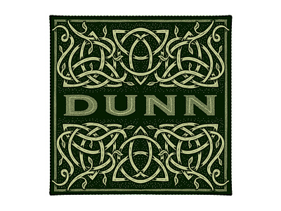Dunn celtic design drawing illustration illustration art pen and ink st patricks day type typography