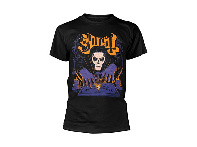Ghost art band band merch design drawing ghost illustration papa iii pen and ink sam dunn tobias forge tshirt