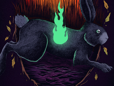 Route 37 336 337 afi afireinside black illustration progress rabbit