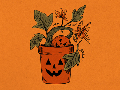 WEENZINE VI autumn cute drawing fall halloween illustration plant pumpkin weenzine