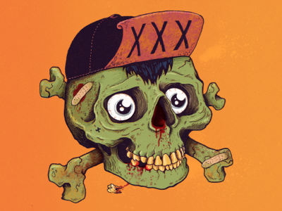 XXX cap hat skull straight edge sxe xxx