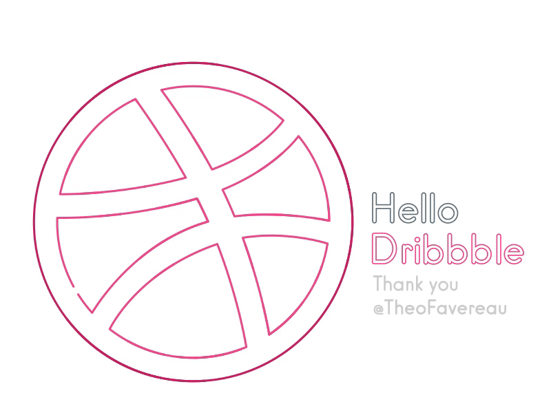 Hello Dribbble, Hello Bordeaux bordeaux dribbble first shot hello dribbble thanks