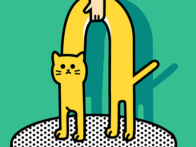 If I had a cat 4 cat flat illustration ui