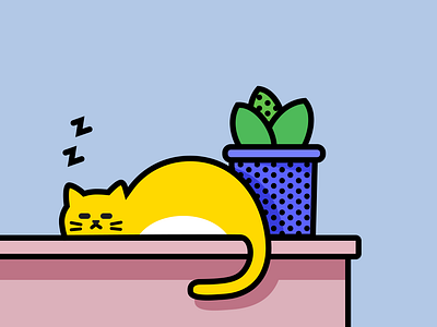 If I had a cat 5 branding cat color design illustration ui