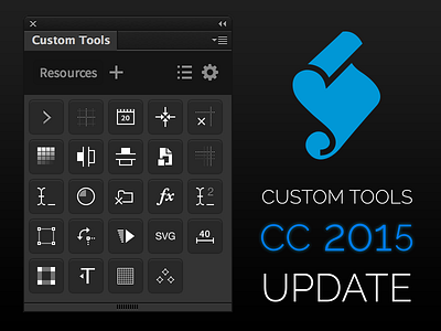 Custom Tools CC2015 Update assets export import panel photoshop plugin pspowertools workflow
