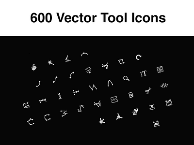 600 Vector Tool Icons app custom icons interface tools ui vector