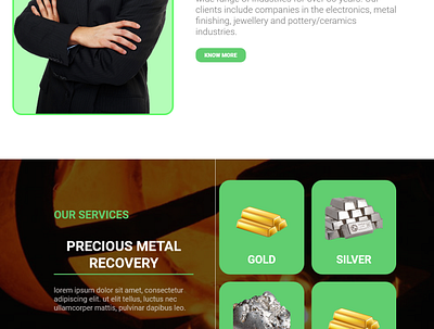 Metal Refinery Industry design elementor pro landing page design webdesign website design wordpress wordpress design