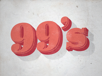 99s typography