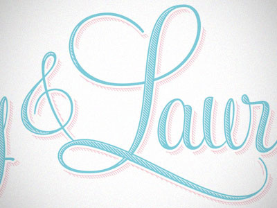 Guy & Laurie Type embellishment typography