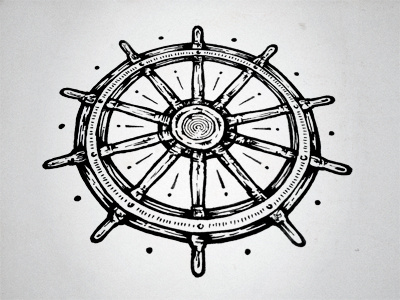 Ships Wheel illustration
