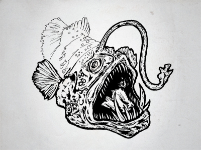 Angler Fish / Work in Progress illustration