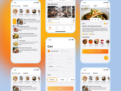 UI/UX Design for GoodFood app 2021trends aftereffect animation app application delivery design food foodapp interface mobile mobileui motiondesign photoshop ui ux