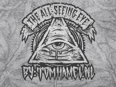 The All Seeing Logo freehand logo shameless promo