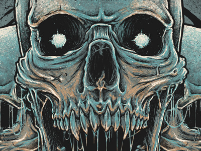 Merchandise Design apparel brutal evil illustration merchandise skull skulls