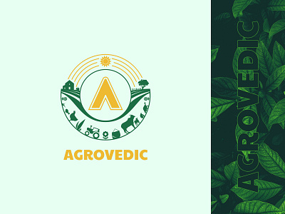 Agrovedic Logo agriculture agro farming