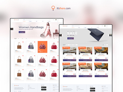 It's There ecommerce fashion offer ui design uiux web design