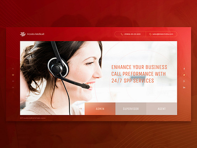 Avyukta Intellicall creative intellicall telecaller ui design