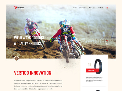 Landing page - Tyre company