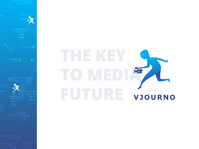 VJOURNO - Logo Design app characters creative illustration logo