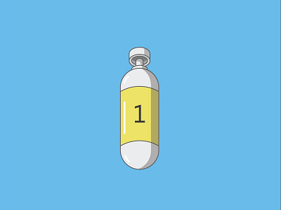 Capsule No. 1 capsule dragonball dynocaps flat icon illustration